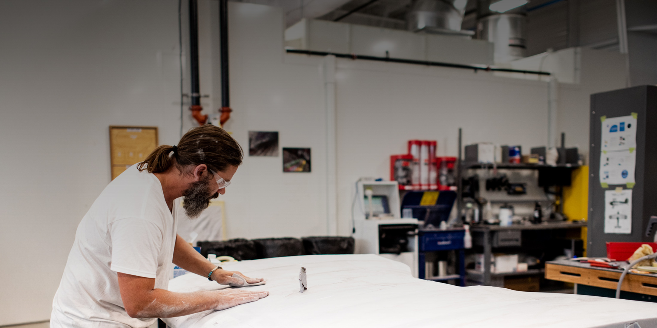 mechanic working on WACO plane